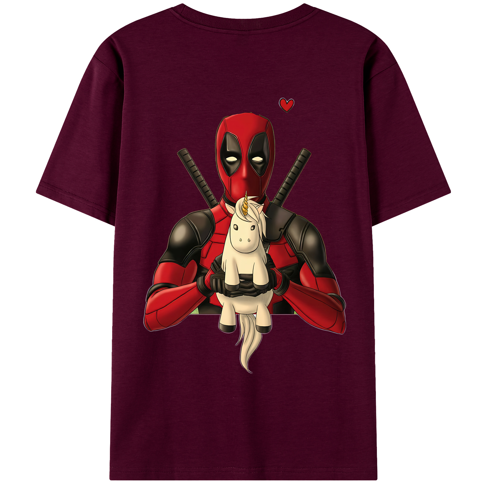 （画像用） Deadpool デッドプール レディース半袖Tシャツ(バックプリント)